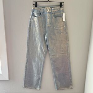 NWT Harper Heritage‎ Gold Wash Straight Jeans Size 27